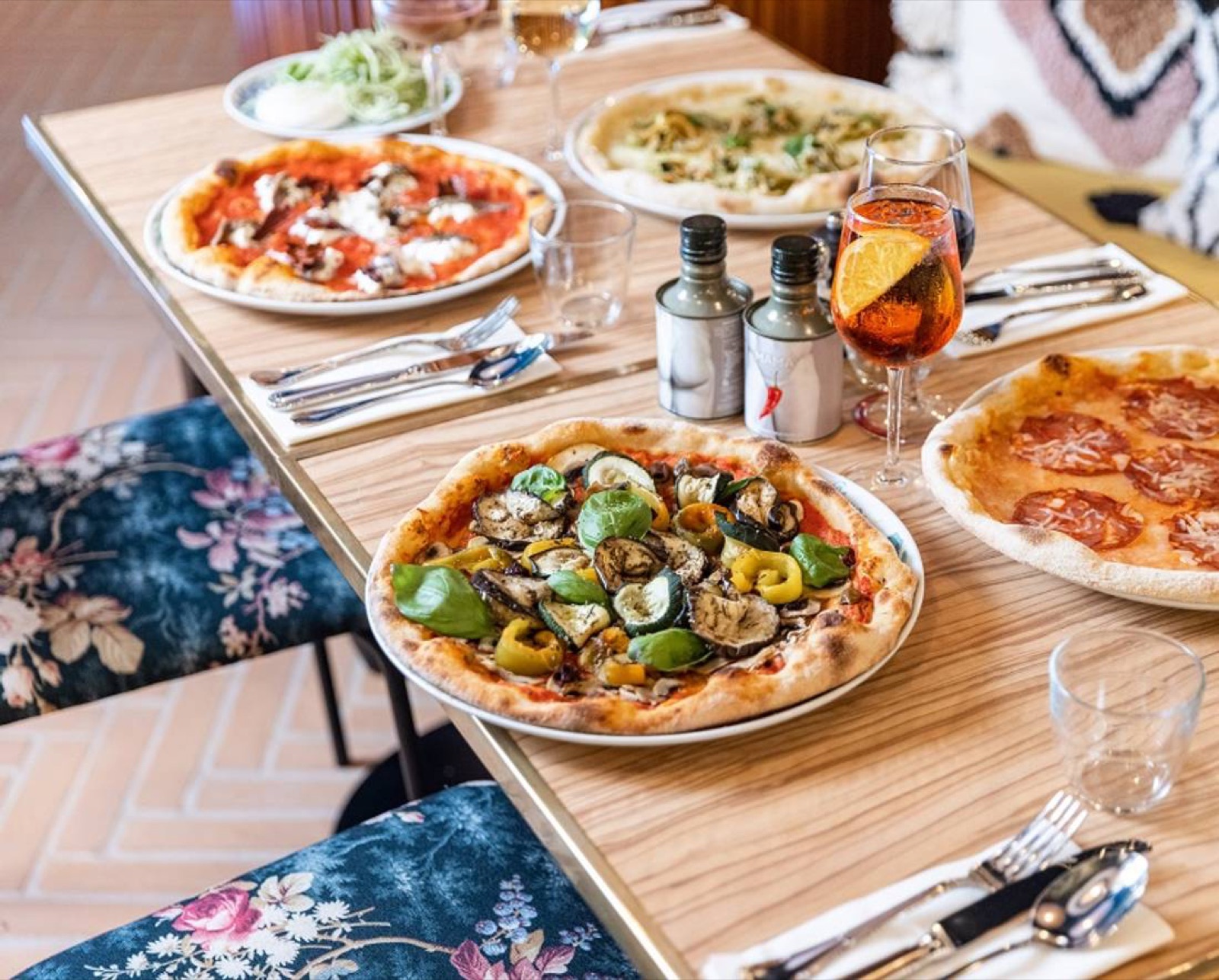 Dinner table at Mama Shelter Roma